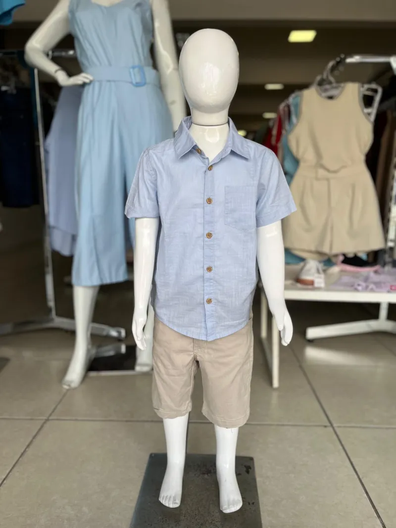 CAMISA MASCULINO INFANTIL SEM MANGA