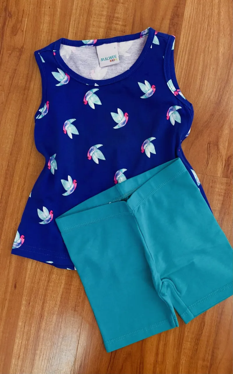CONJUNTO FEMININO INFANTIL SM R100