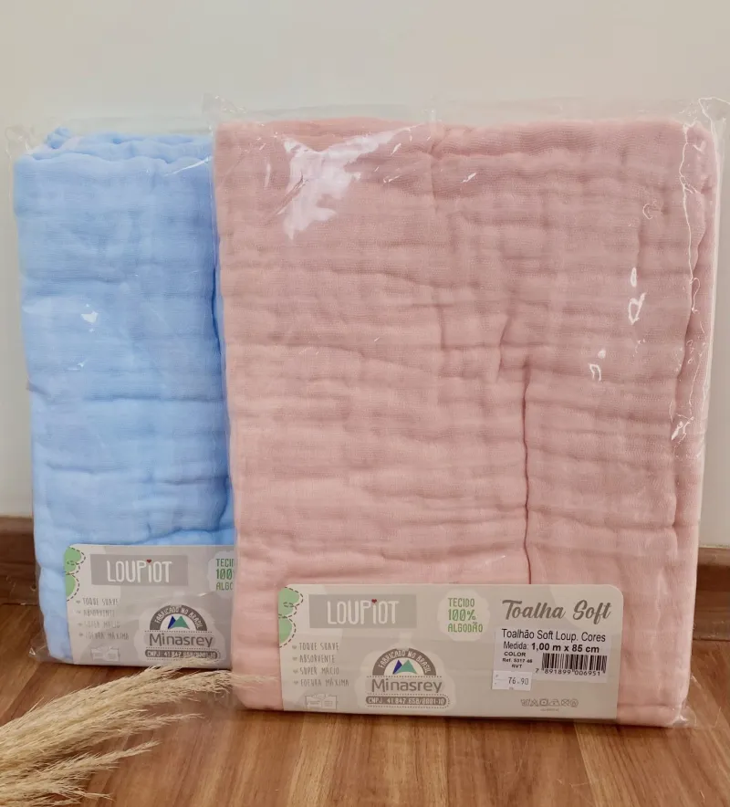 TOALHÃO BANHO INFANTIL SOFT