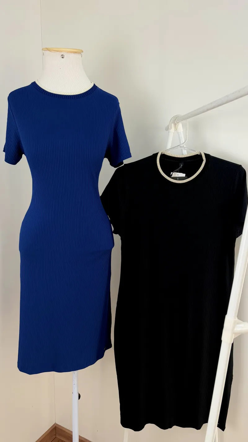 VESTIDO FEMININO SEM MANGA CURTO R53