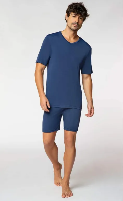 PIJAMA MASCULINO SEM MANGA+SHORT R118
