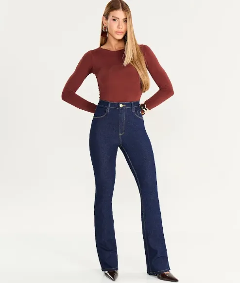 CALCA FEMININO FLARE BOTC R03