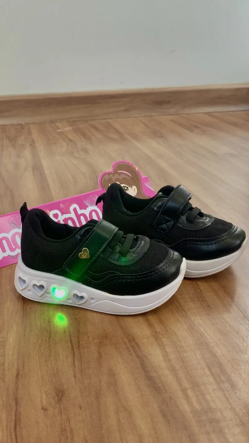 SAPATO FEMININO INFANTIL LED M64