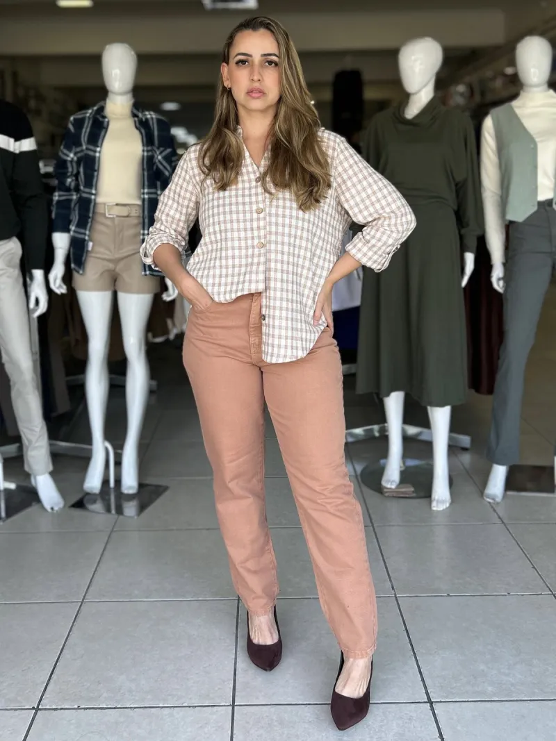 CALÇA FEMININO MOM NEXO