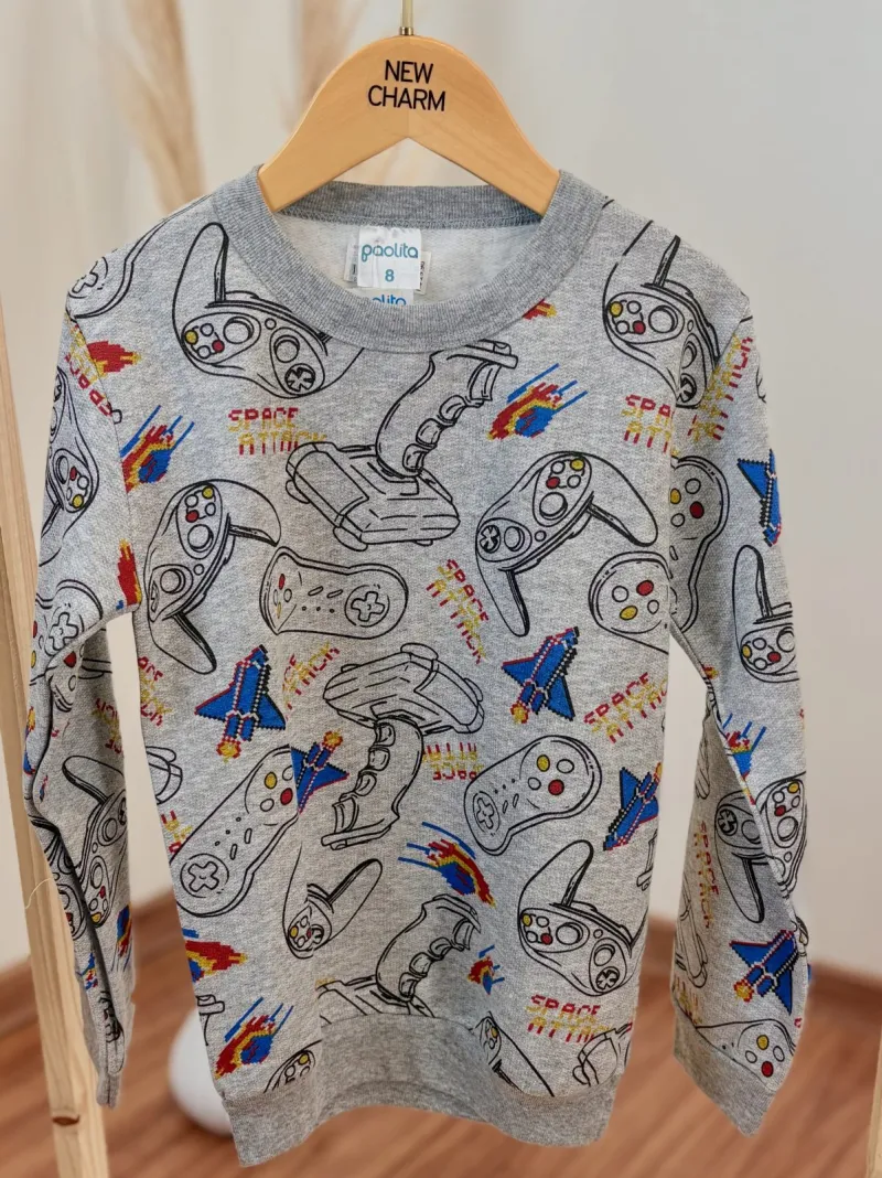 MOLETOM MASCULINO INFANTIL MANGA LONGA R130