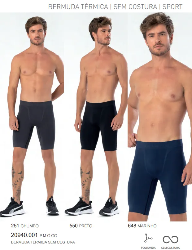 BERMUDA TÉRMICA MASCULINO SELENE
