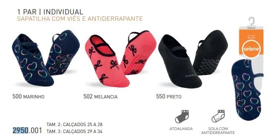 MEIA FEMININO INFANTIL SAPATLH R132