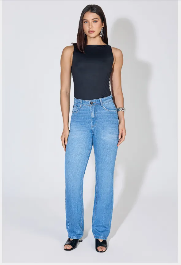 CALÇA FEMININO ADULTO RETA