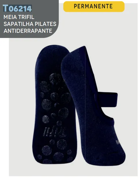 MEIA FEMININO ADULTO PILATES