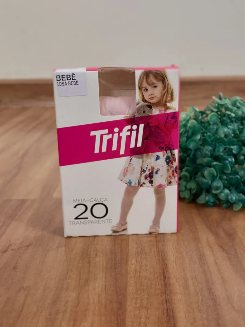 MEIA CALCA INFANTIL TRANSPARENTE