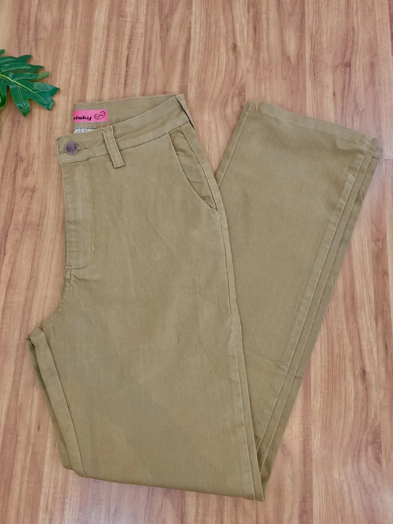 CALÇA FEMININO ADULTO RETA