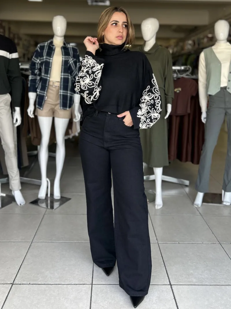 CALÇA FEMININO ADULTO WIDE LEG