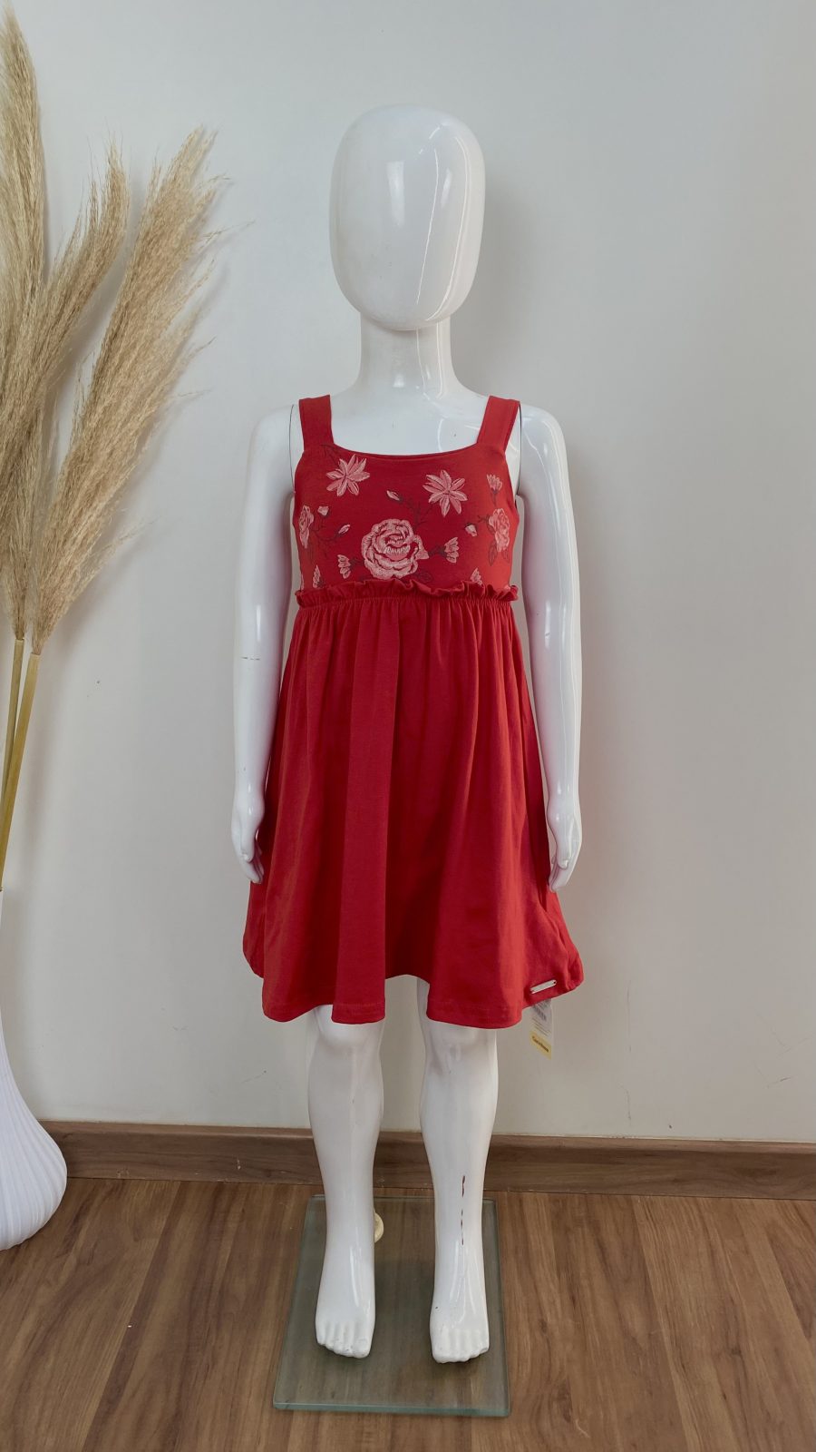 VESTIDO FEM INF C/ALÇ CRT