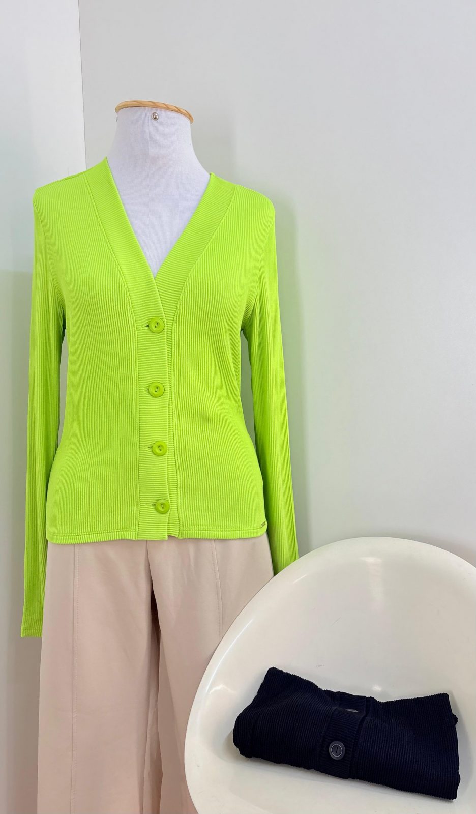 CARDIGAN FEM ABRT R05