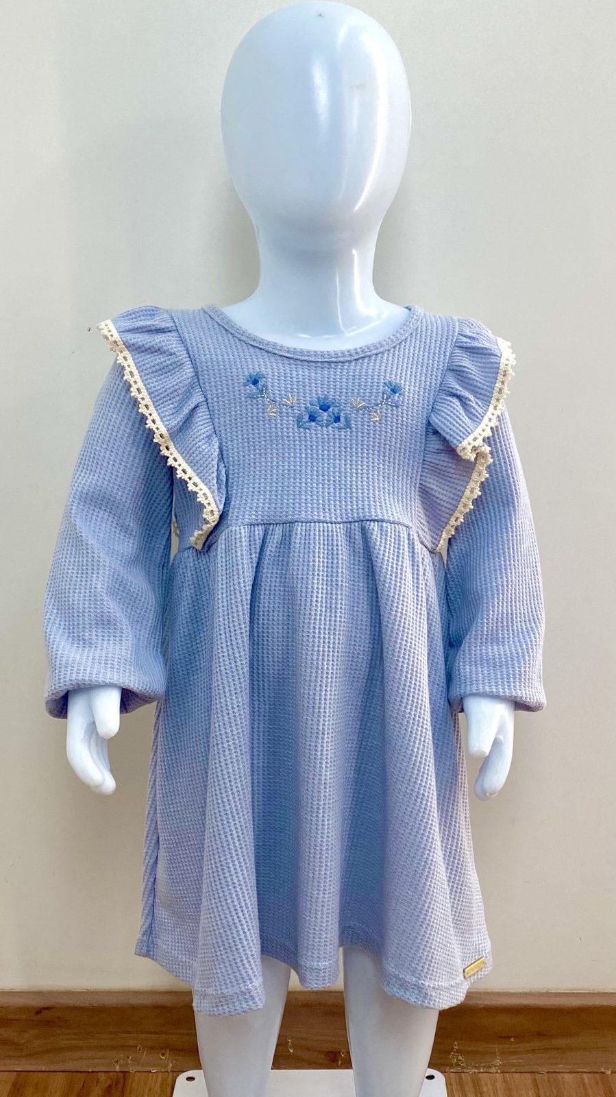 VESTIDO FEM INF ML CRT