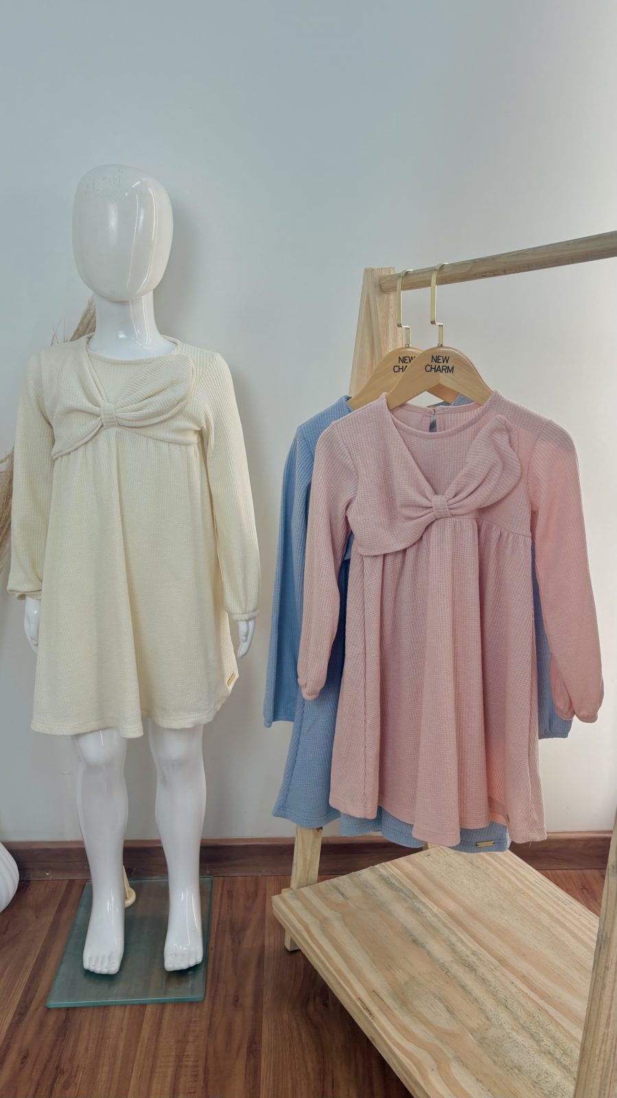 VESTIDO FEM INF ML CRT