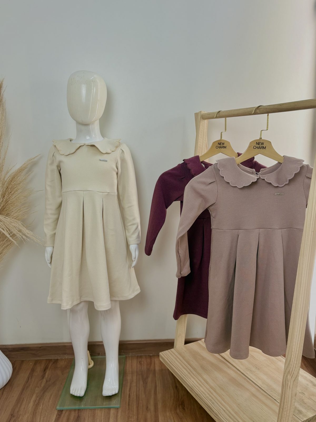 VESTIDO FEM INF ML CRT