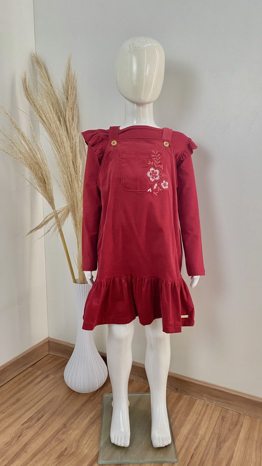 CONJ FEM ML+VESTIDO SM CRT