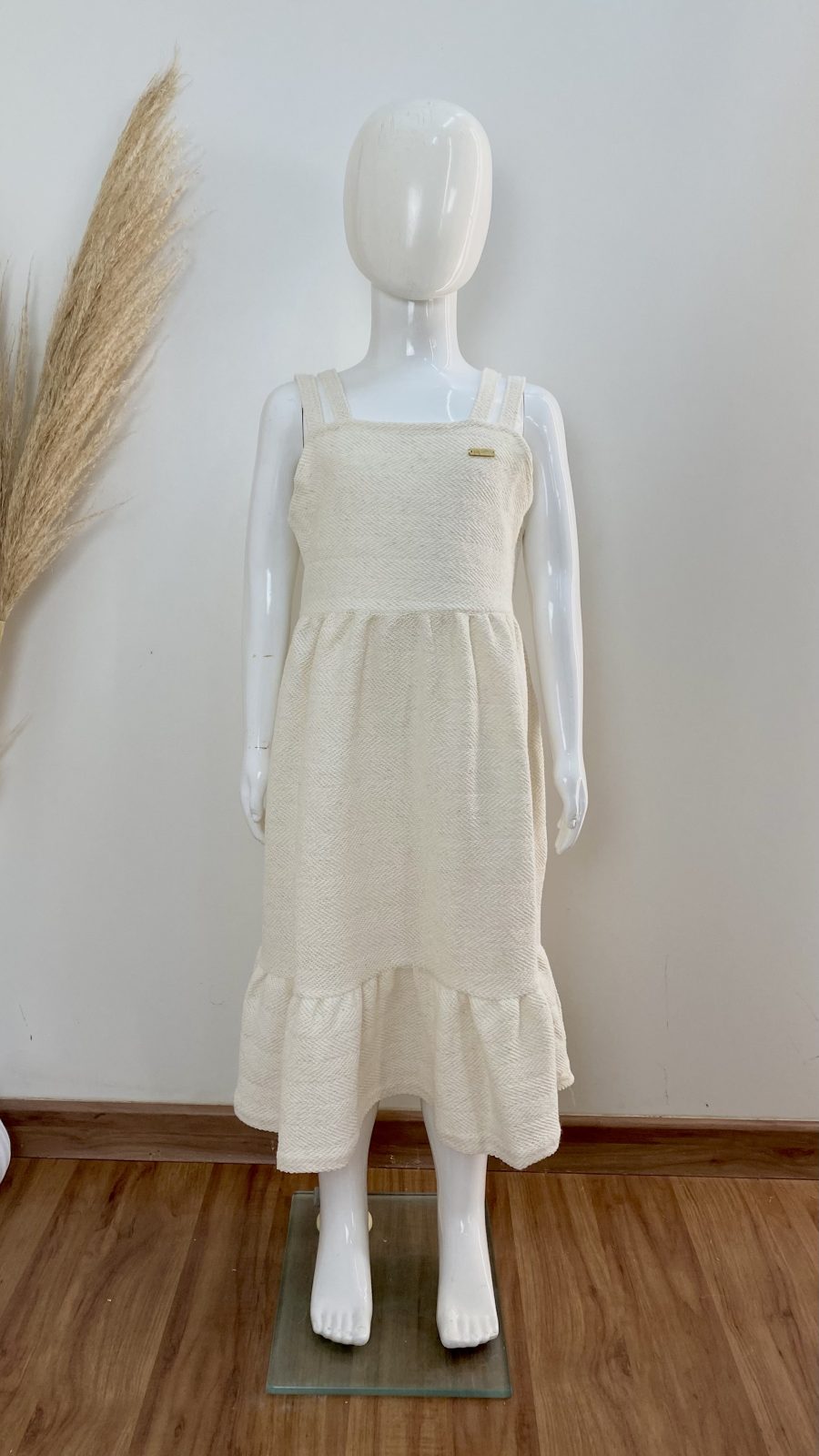 VESTIDO FEM INF C/ALÇ CRT