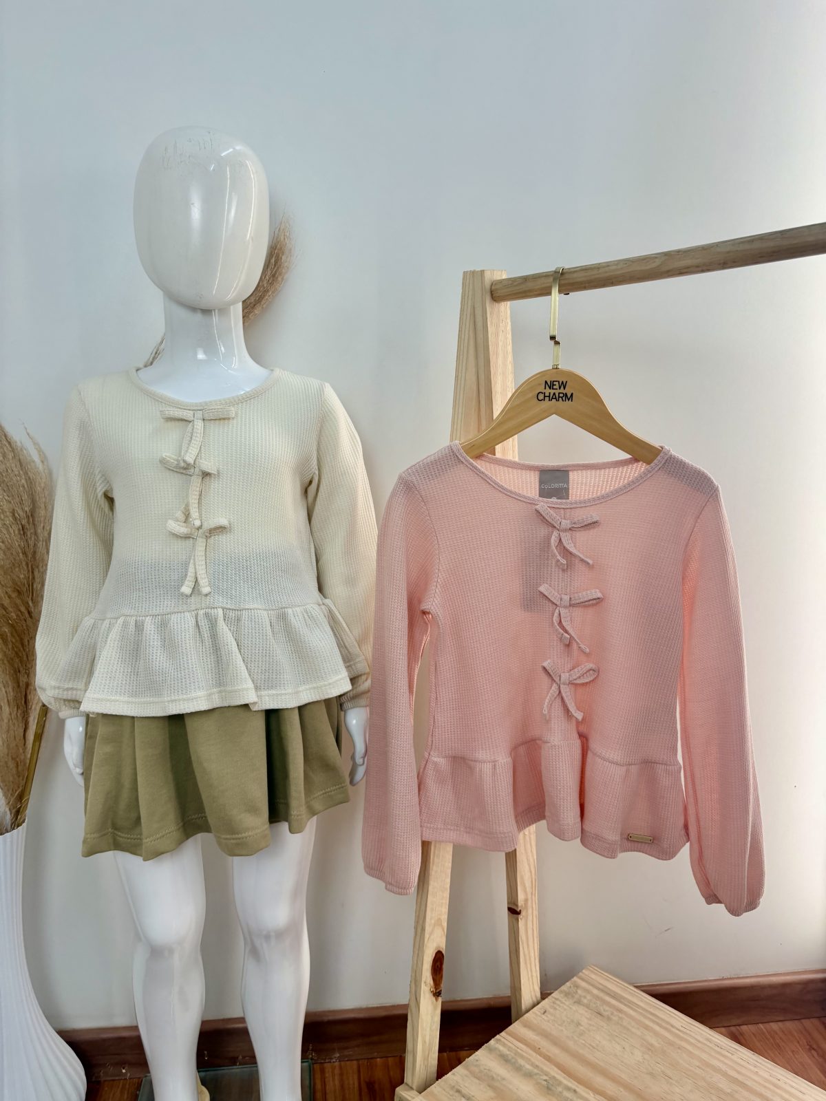 BLUSA BATA FEM INF ML