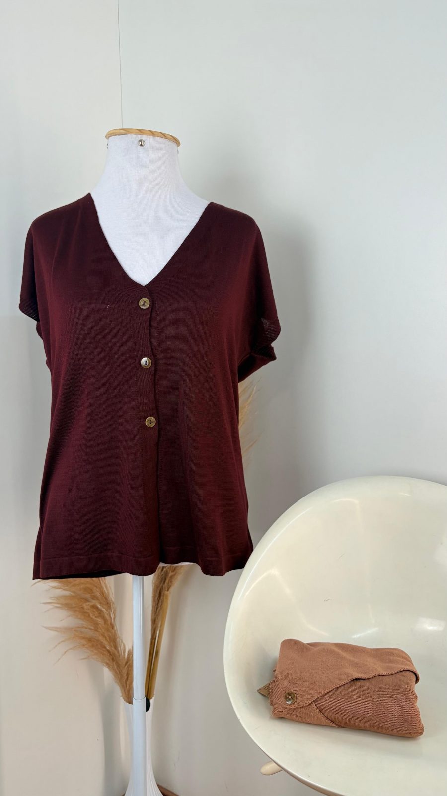 BLUSA FEM MM C/BOTÃO M04