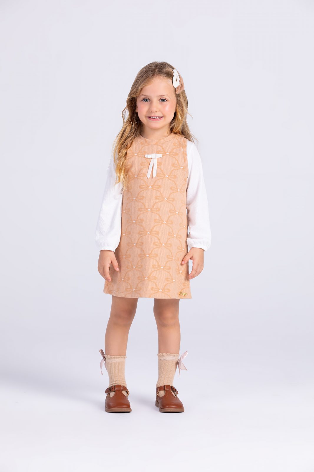 CONJ FEM INF ML+VESTIDO