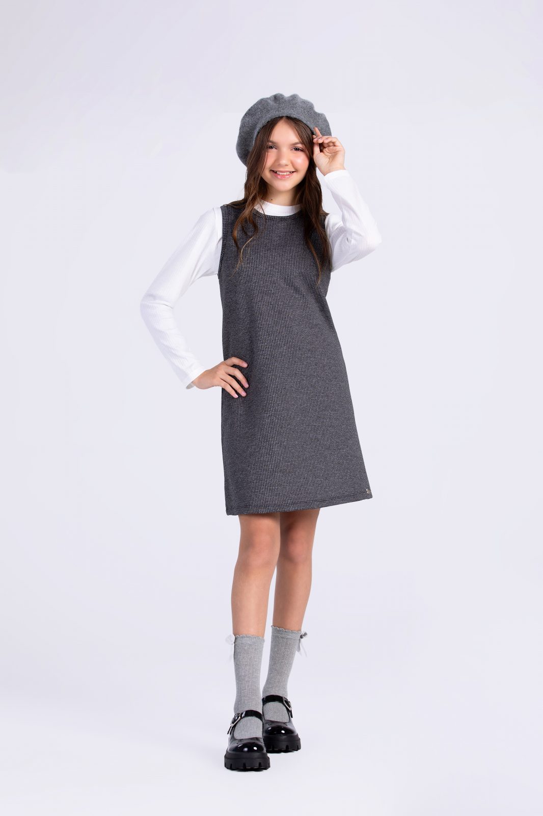 CONJ FEM INF ML+VESTIDO