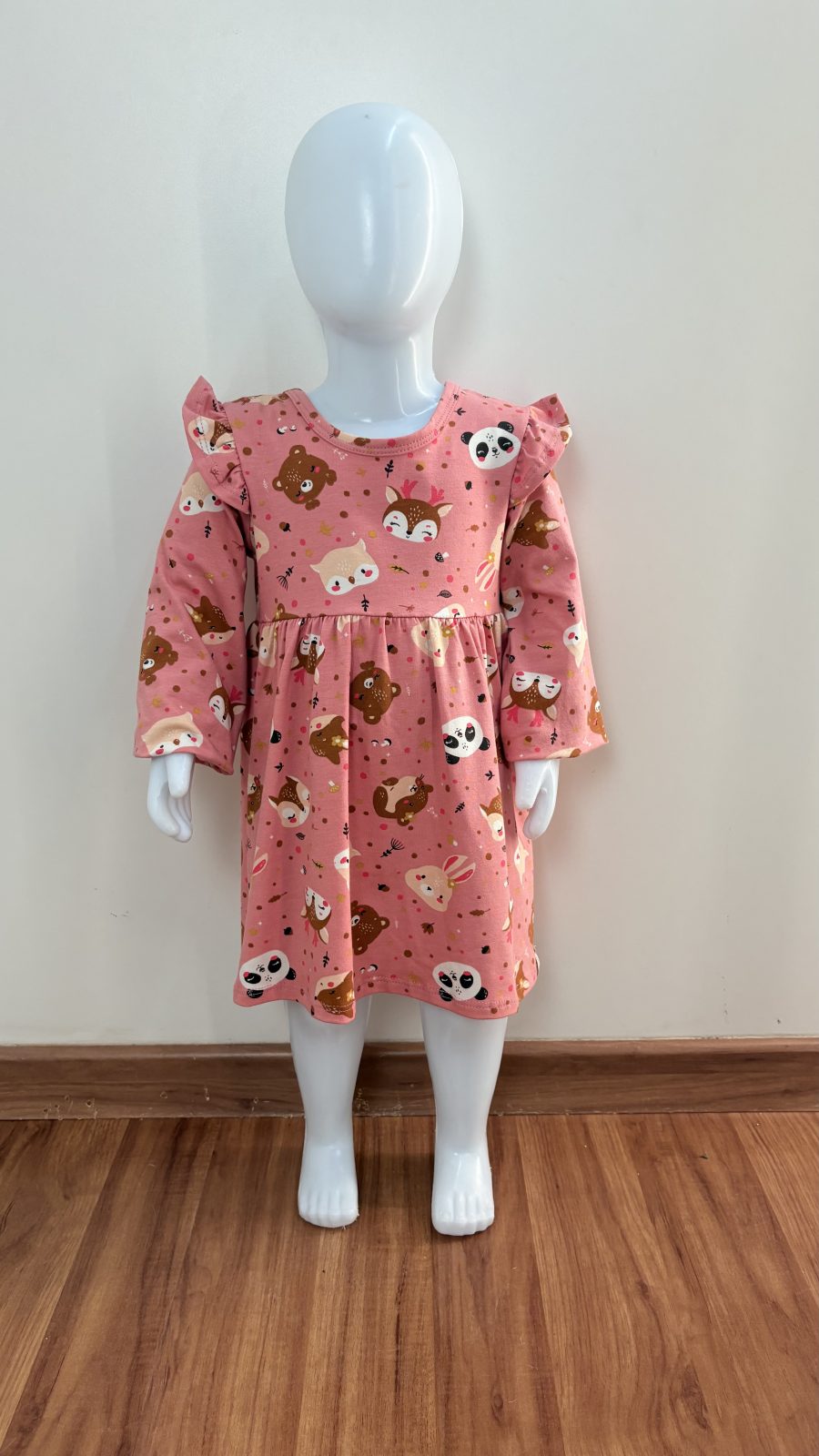 VESTIDO FEM INF ML CRT
