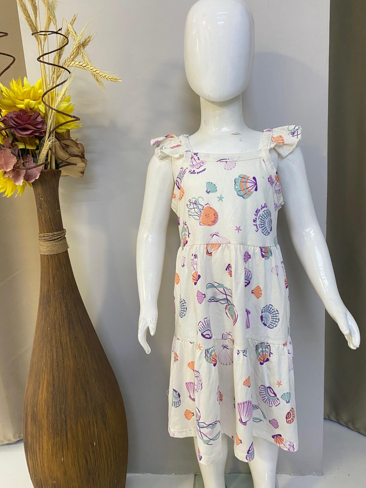 VESTIDO FEM INF C/ALÇ R120