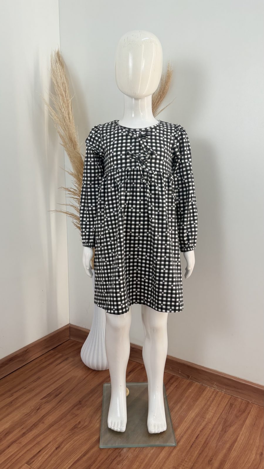 VESTIDO FEM INF ML CRT