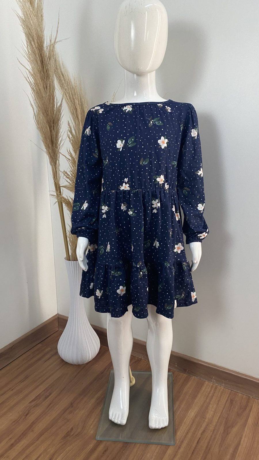 VESTIDO FEM INF ML CRT