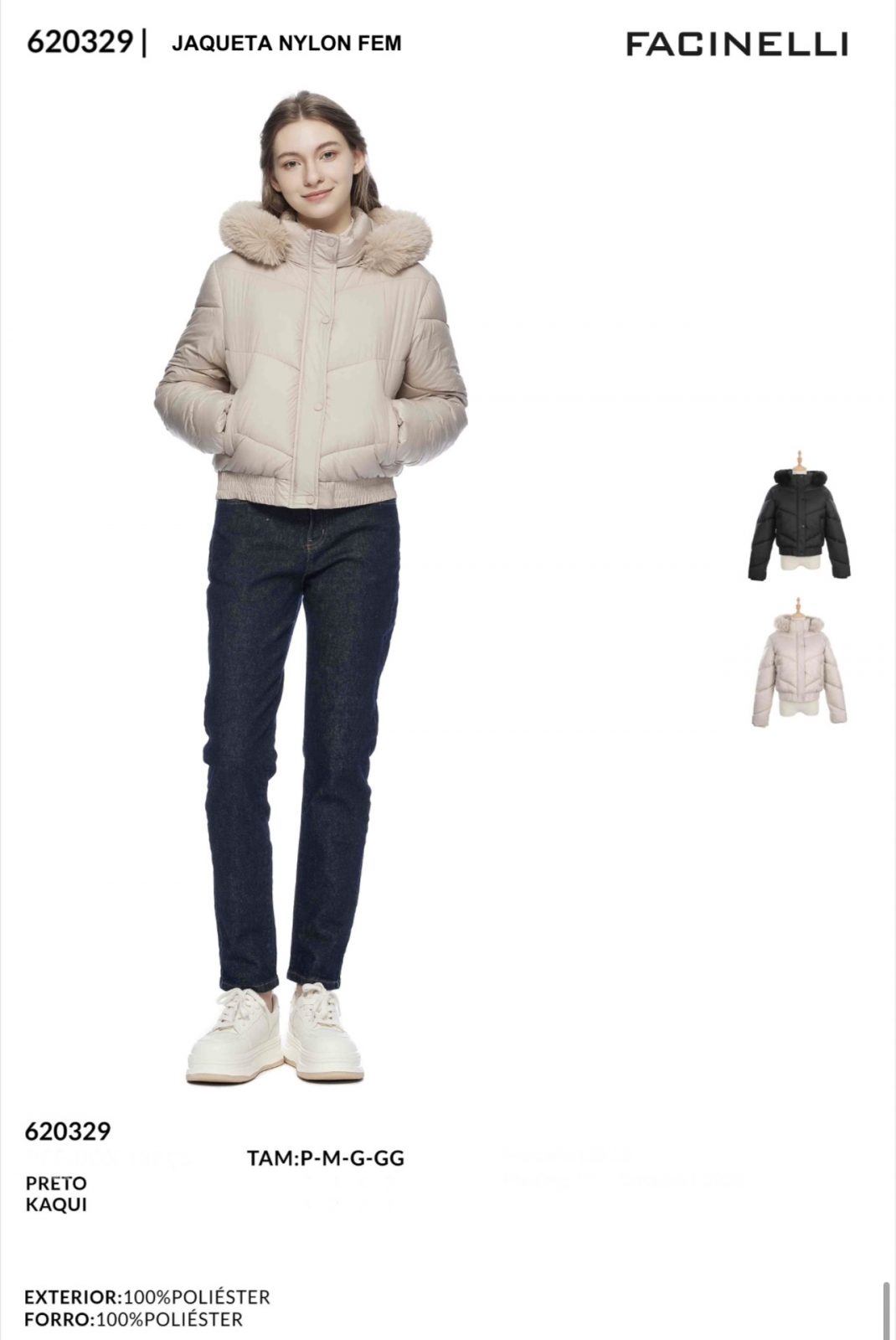 JAQUETA FEM ADT PUFFER