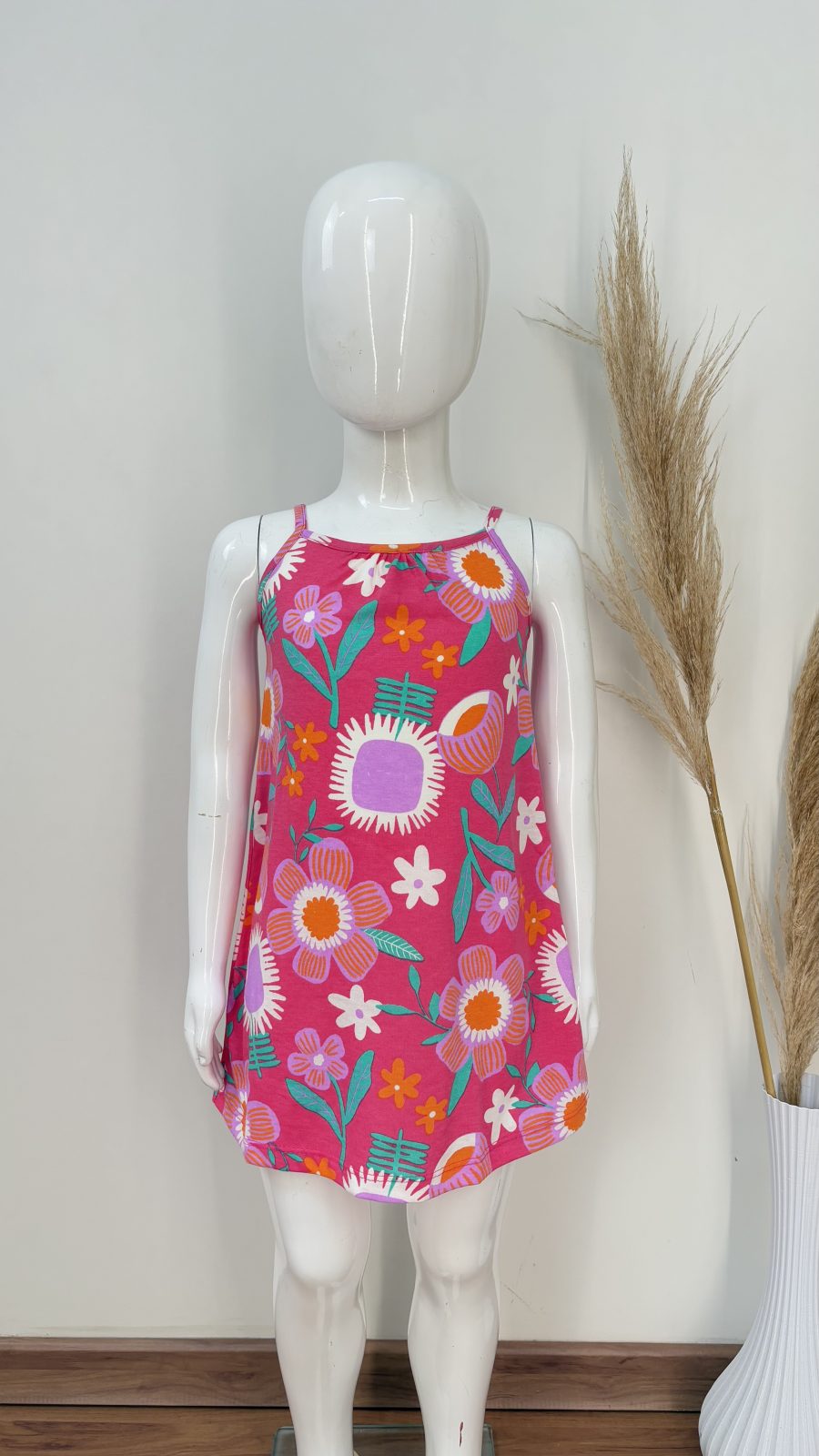 VESTIDO FEM INF C/ALÇ