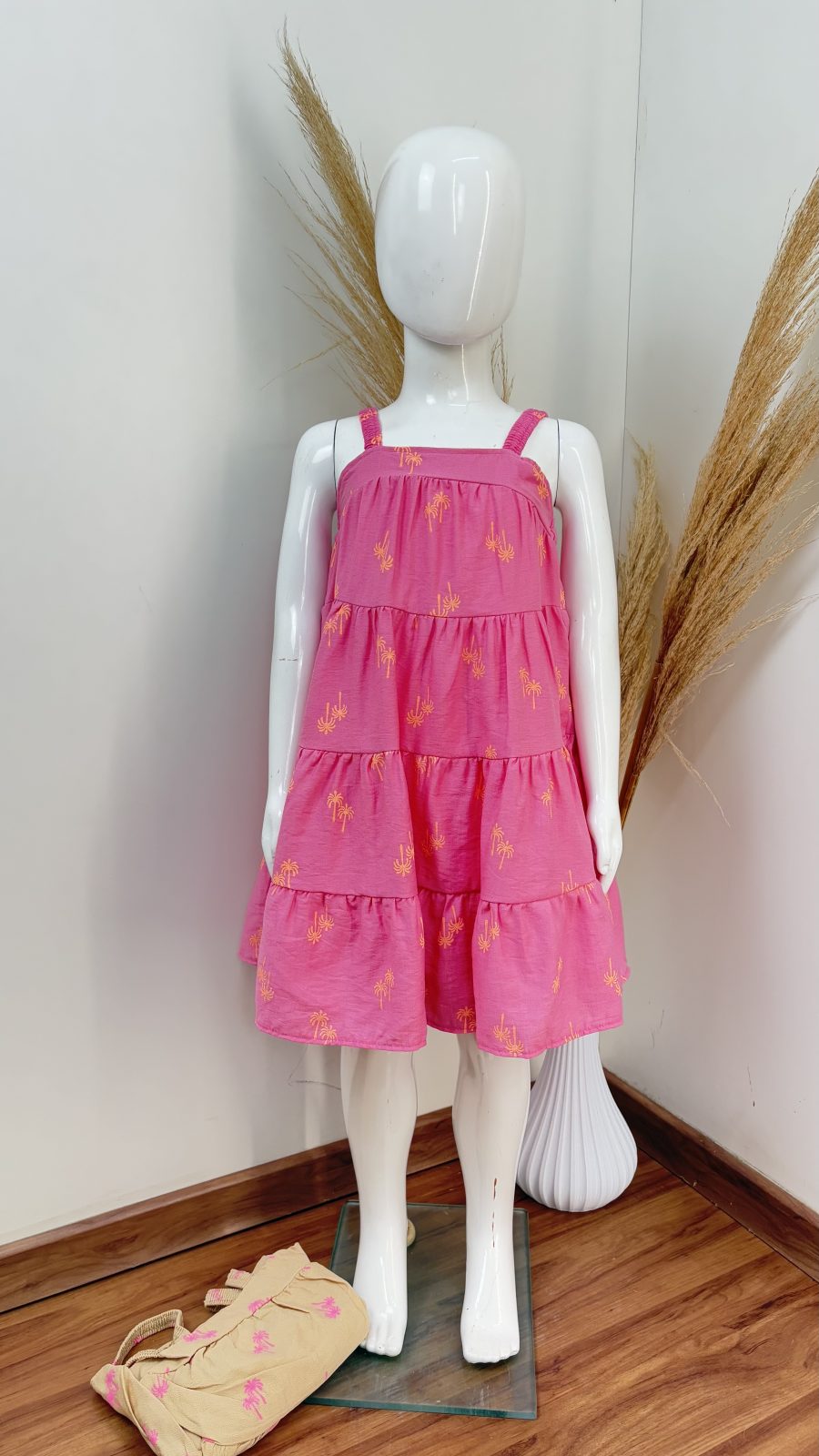 VESTIDO FEM INF C/ALÇ