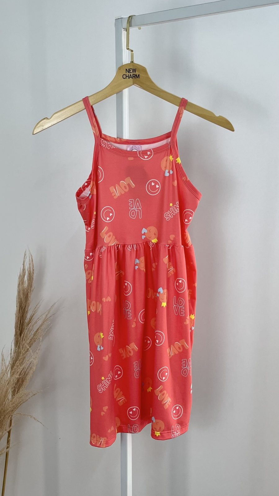 VESTIDO FEM INF C/ALÇA