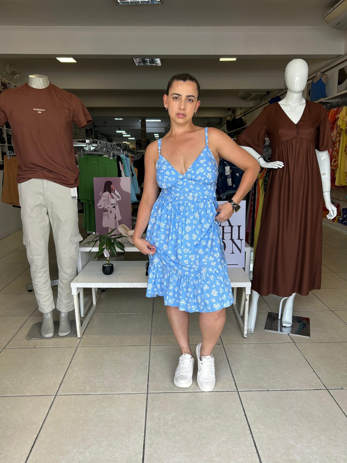 VESTIDO FEM C/ALÇ R74