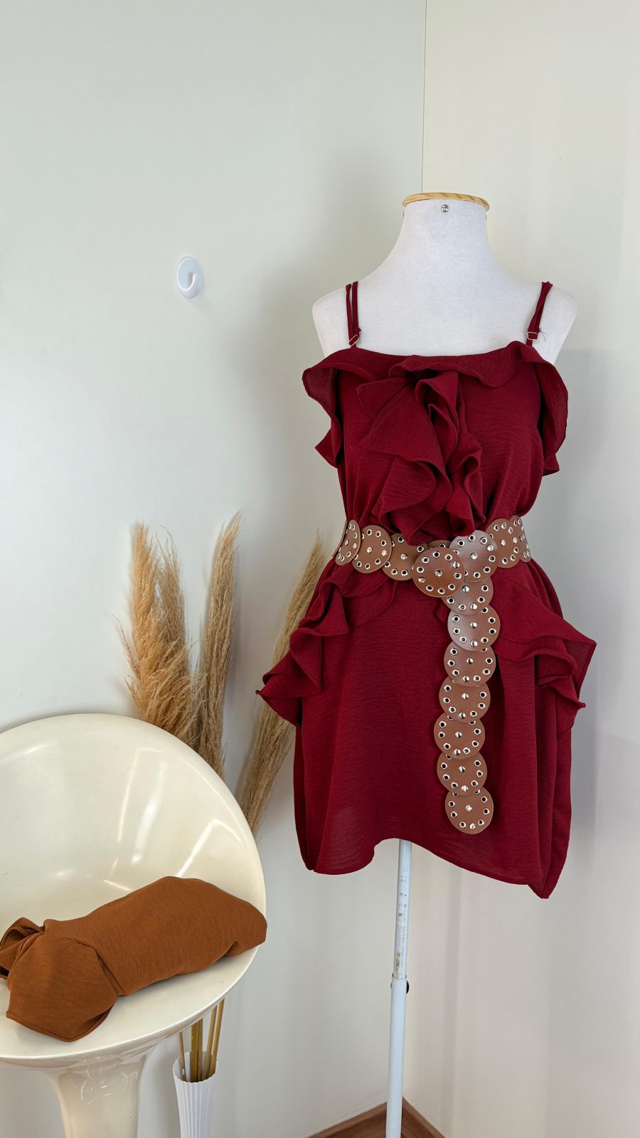 VESTIDO FEM C/ALÇA CRT R74