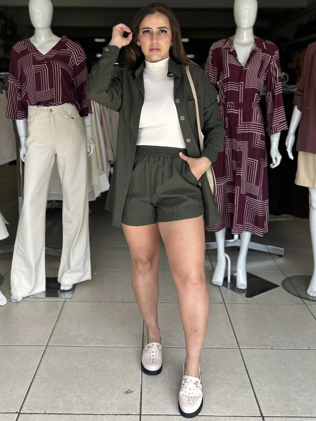 CONJ FEM CAMISA ML+SHT R74