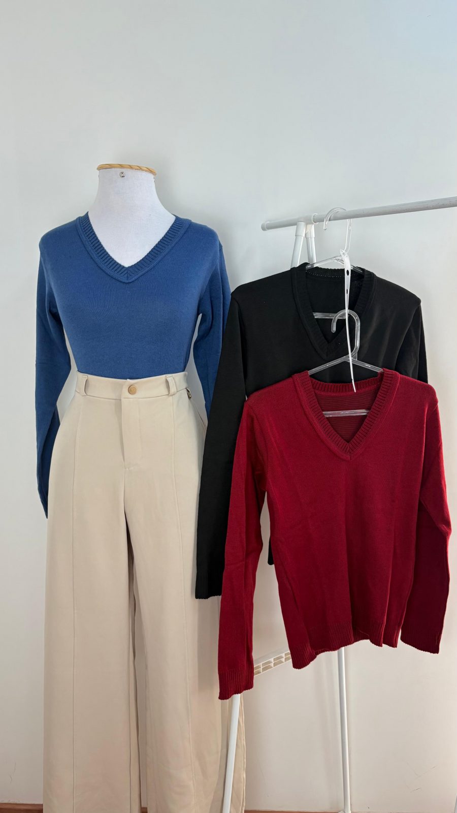 SUETER FEM ML TRICOT R74