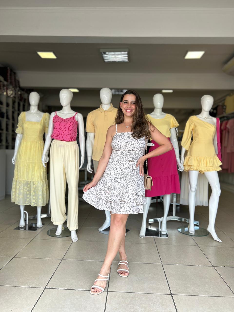 VESTIDO FEM C/ALÇ CRT