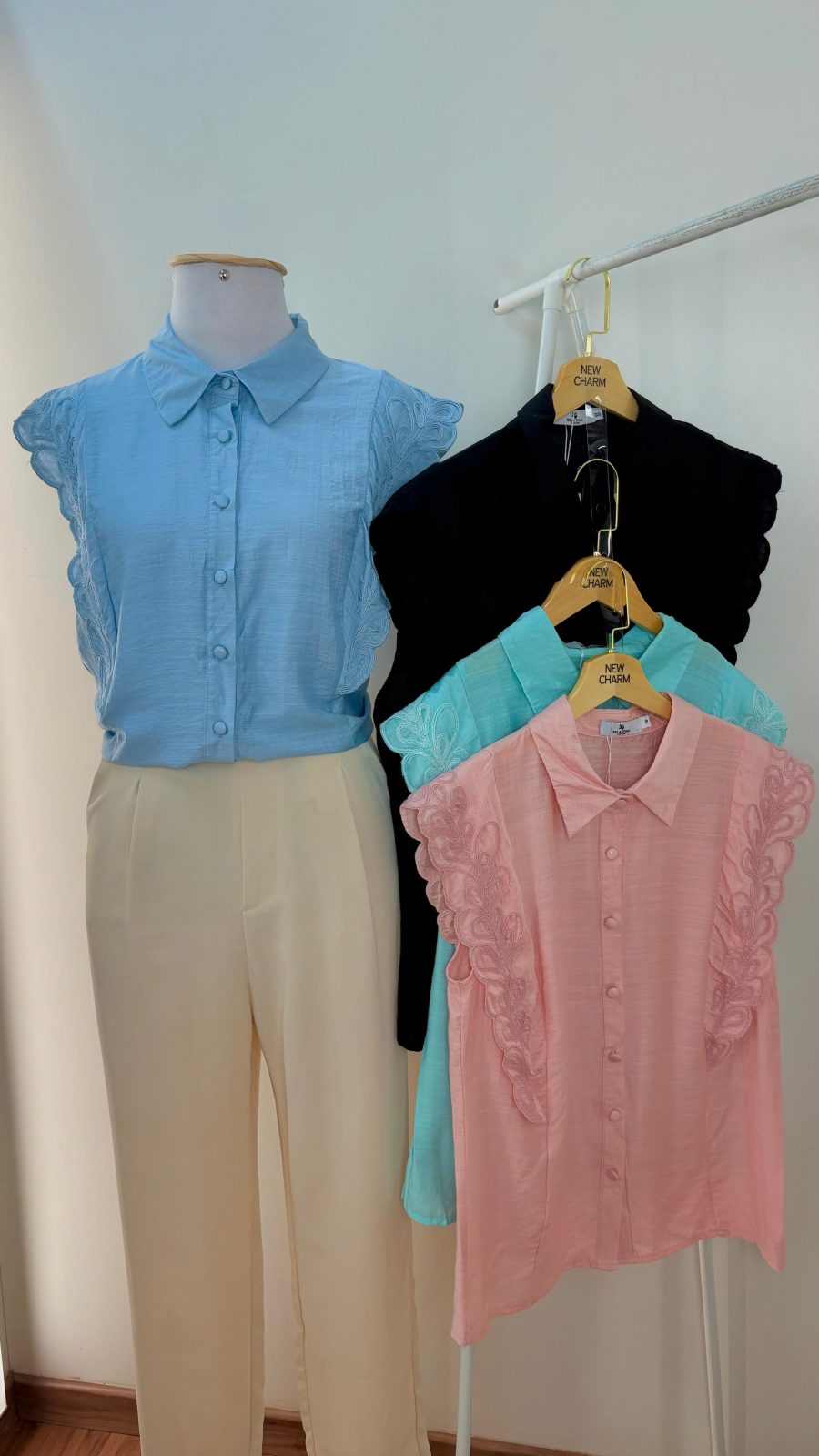BLUSA FEM SM C/BTAO
