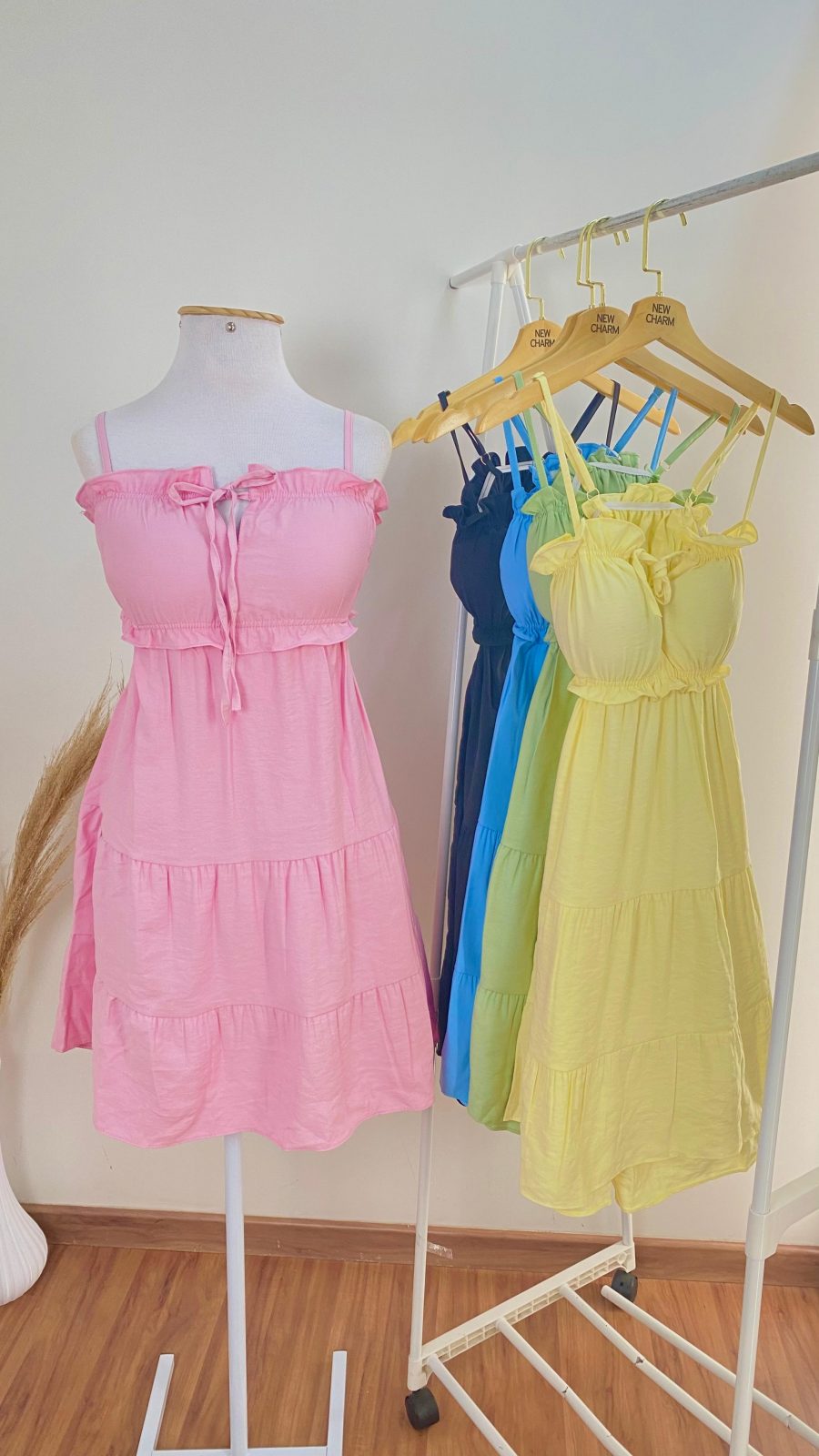 VESTIDO FEM C/ALÇ CRT