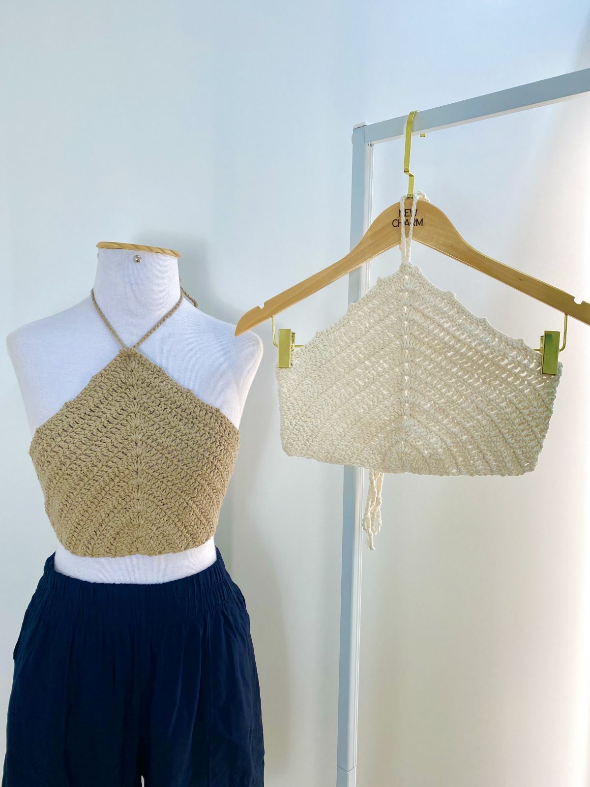 CROPPED FEM ADT CROCHE