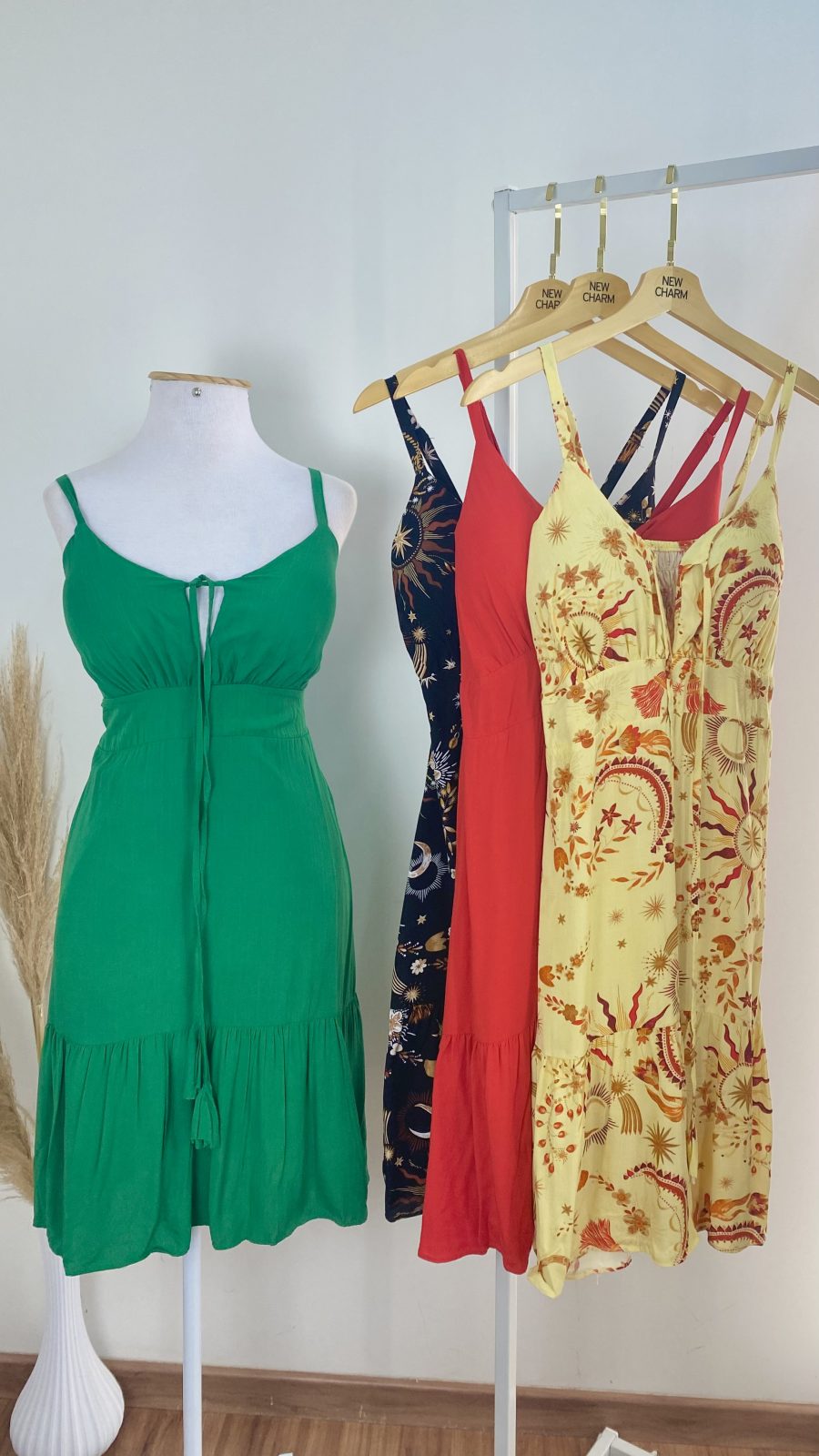 VESTIDO FEM C/ALÇ CRT