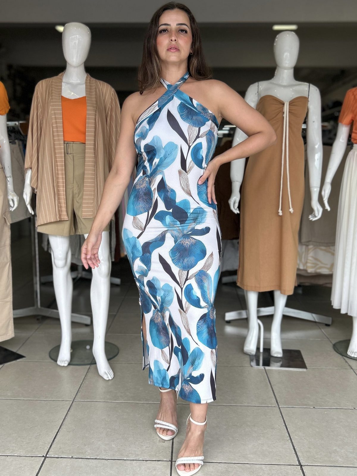 VESTIDO FEM ADT SM LNG