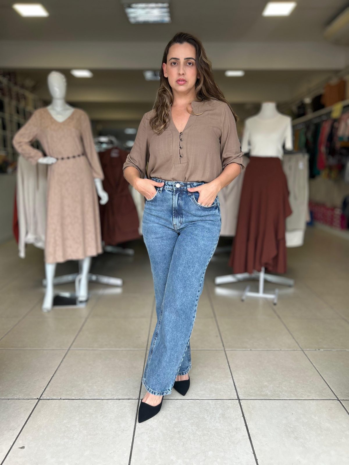 BLUSA FEM ADT 3/4