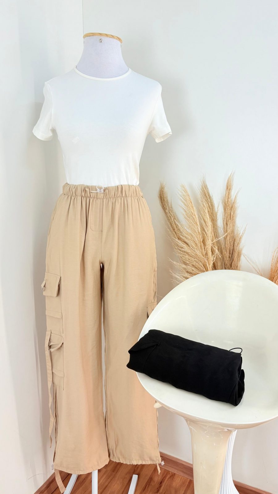 CALÇA FEM CARGO R50