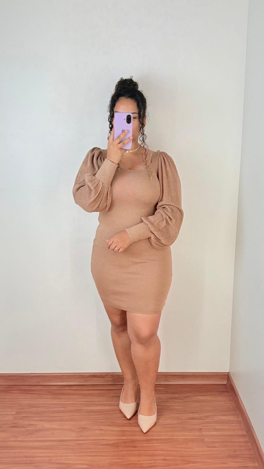 VESTIDO FEM ML CRT R50
