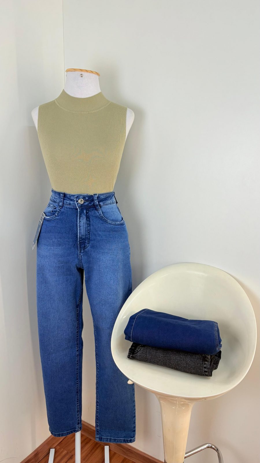 CALÇA FEM MOM R53