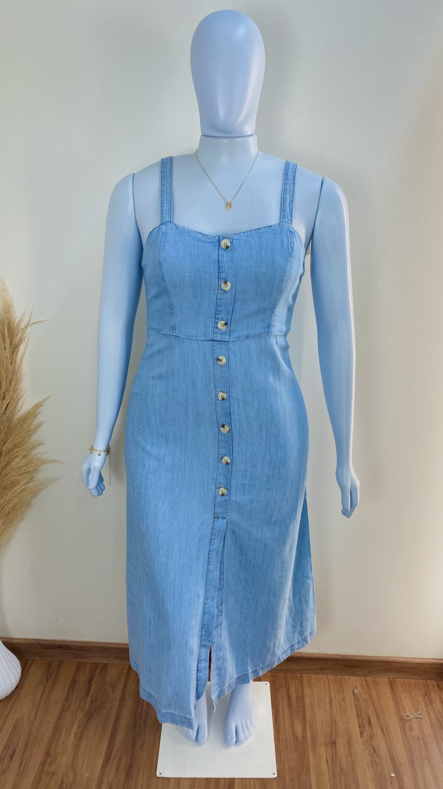 VESTIDO FEM ADT C/ALÇ
